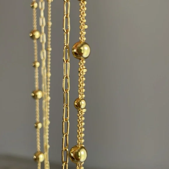 Three chain J Crew necklace - Picture 3 of 3